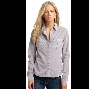 James Perse Lavender Corduroy Knit-Side Designer